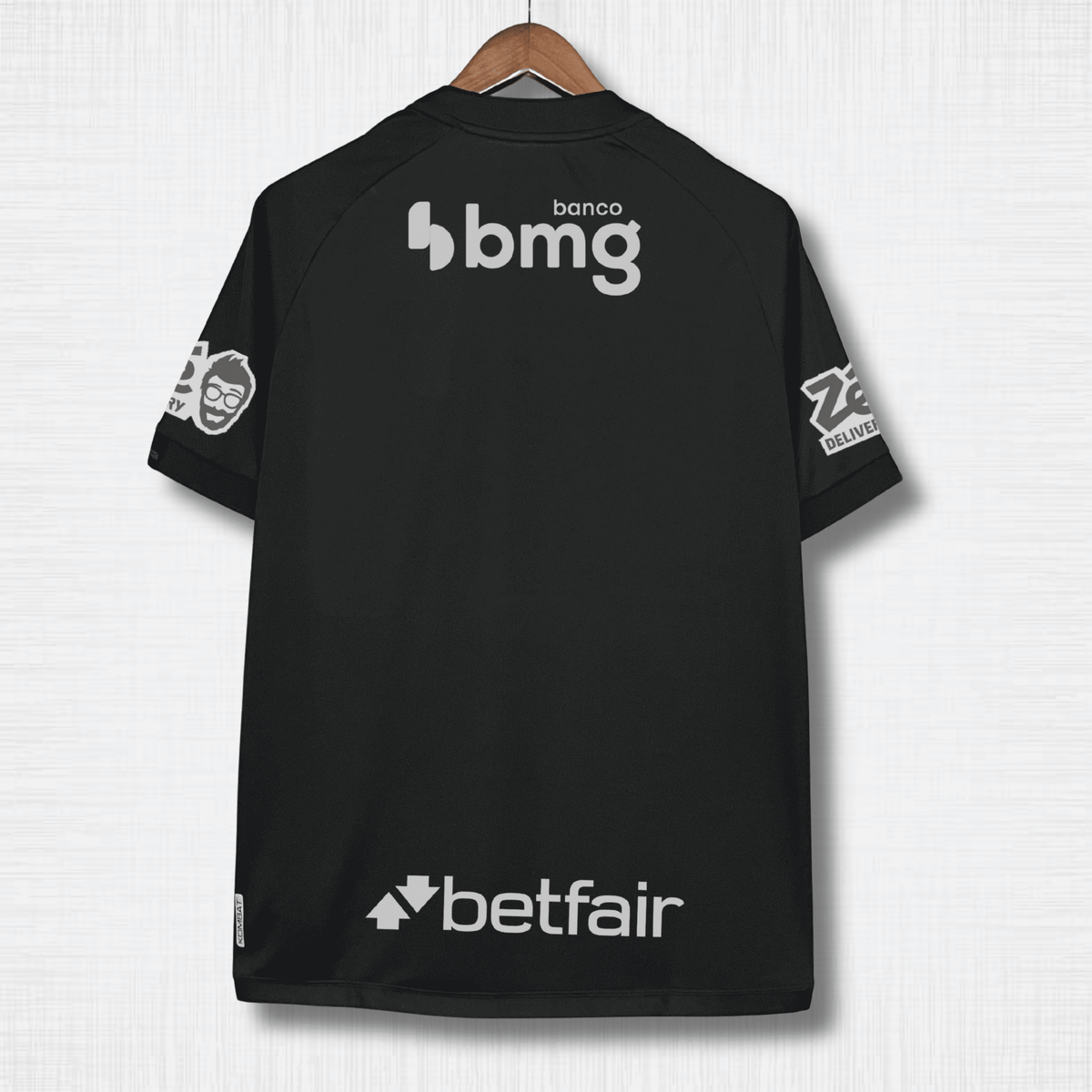 Camisa Vasco 24/25 – Versão Torcedor Preta Completa com Patrocínios