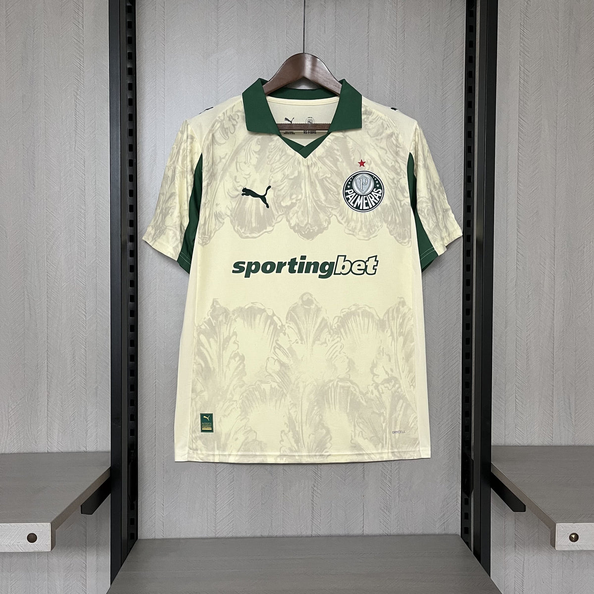 Camisa Palmeiras 2025/26 – Bege | Torcedor Masculina