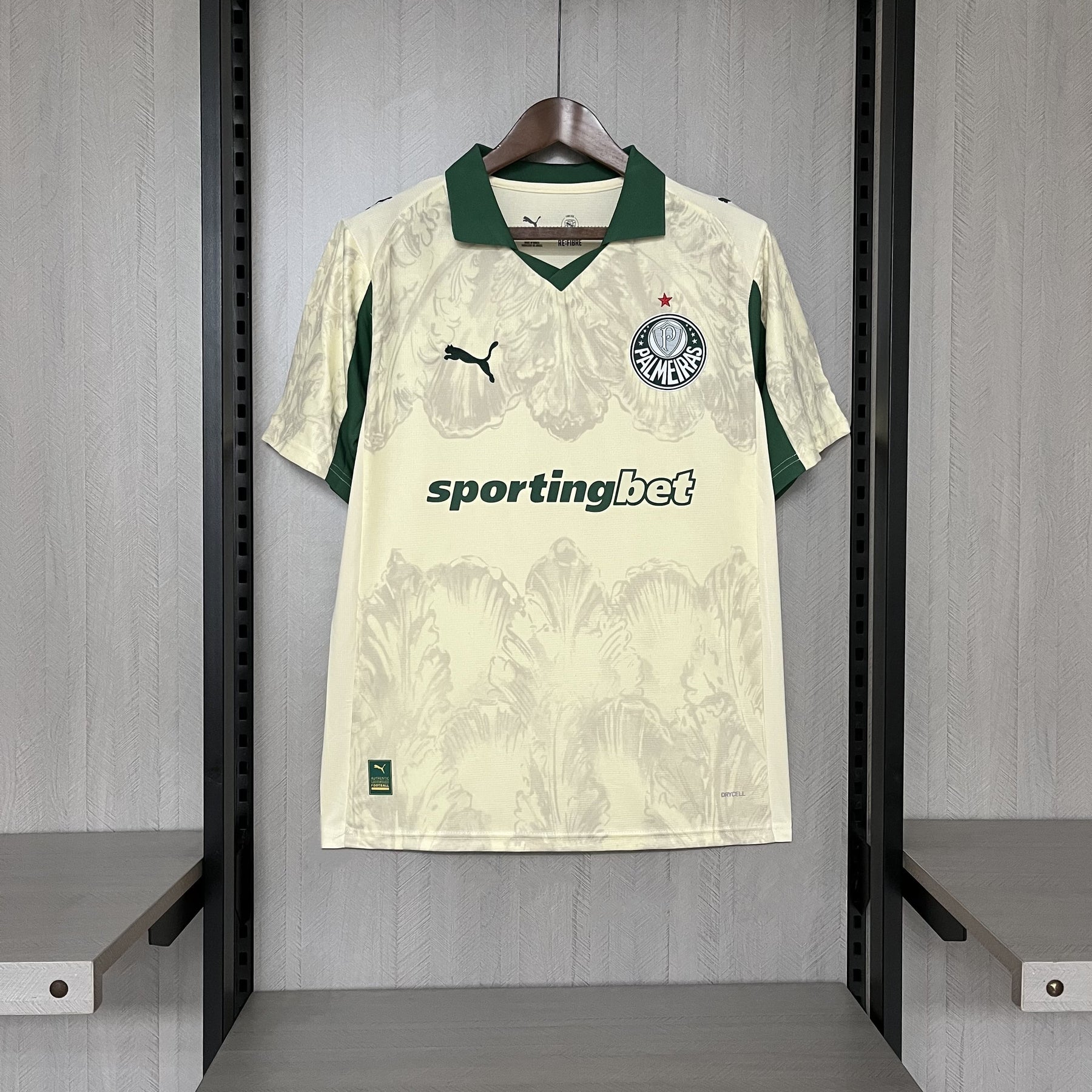 Camisa Palmeiras 2025/26 – Bege | Torcedor Masculina