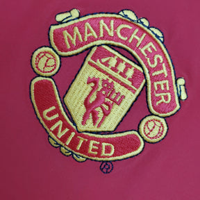 Camisa Manga Longa Manchester United Retrô 02/04 Nike - Vermelho