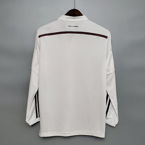 Camisa Manga Longa Retrô Real Madrid 14/15 Adidas - Branco