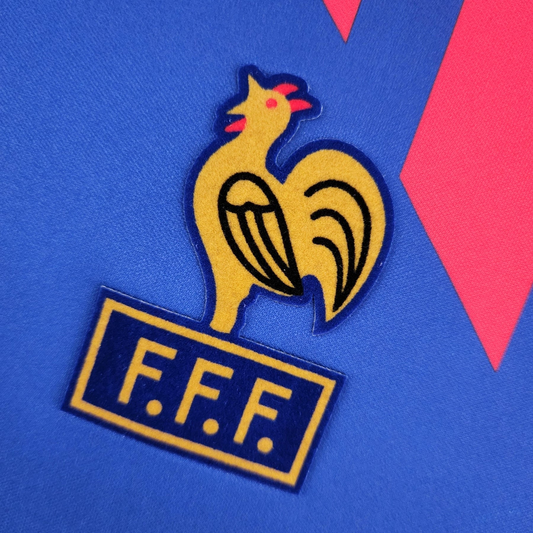 Camisa Manga Longa Seleção França Retrô 88/90 Adidas - Azul