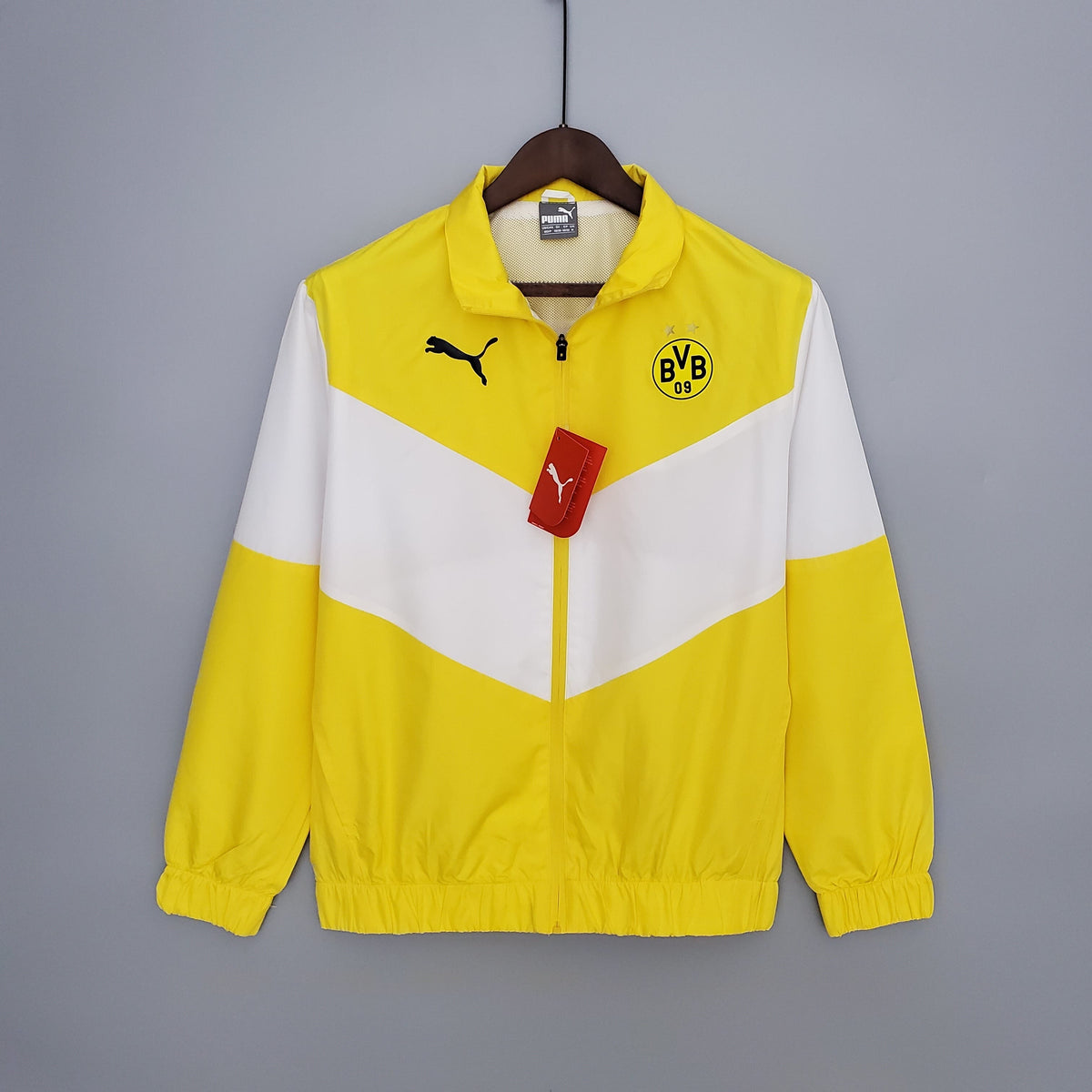 Corta-vento Borussia Dortmund 21/22 – Amarelo e Branco